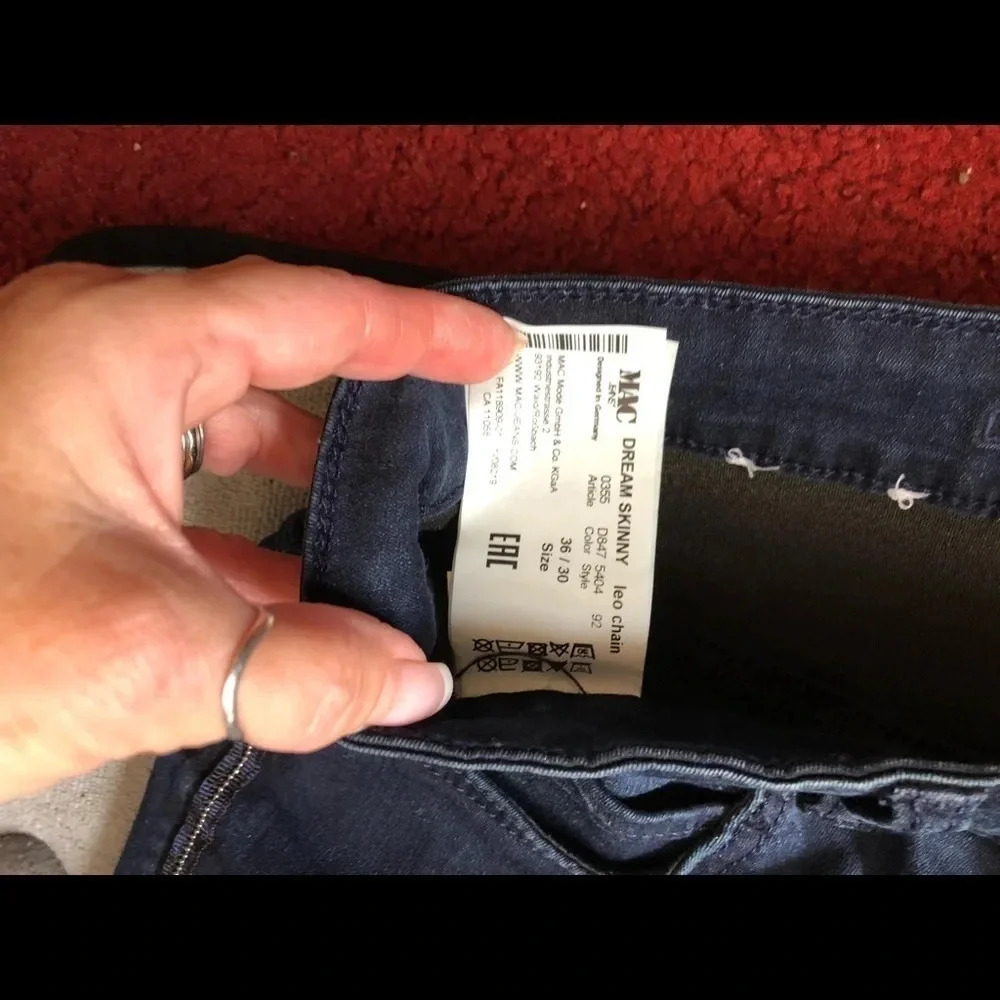MAC Dream Jeans Slim Fit with silver beading Size 30 - Picture 12 of 15